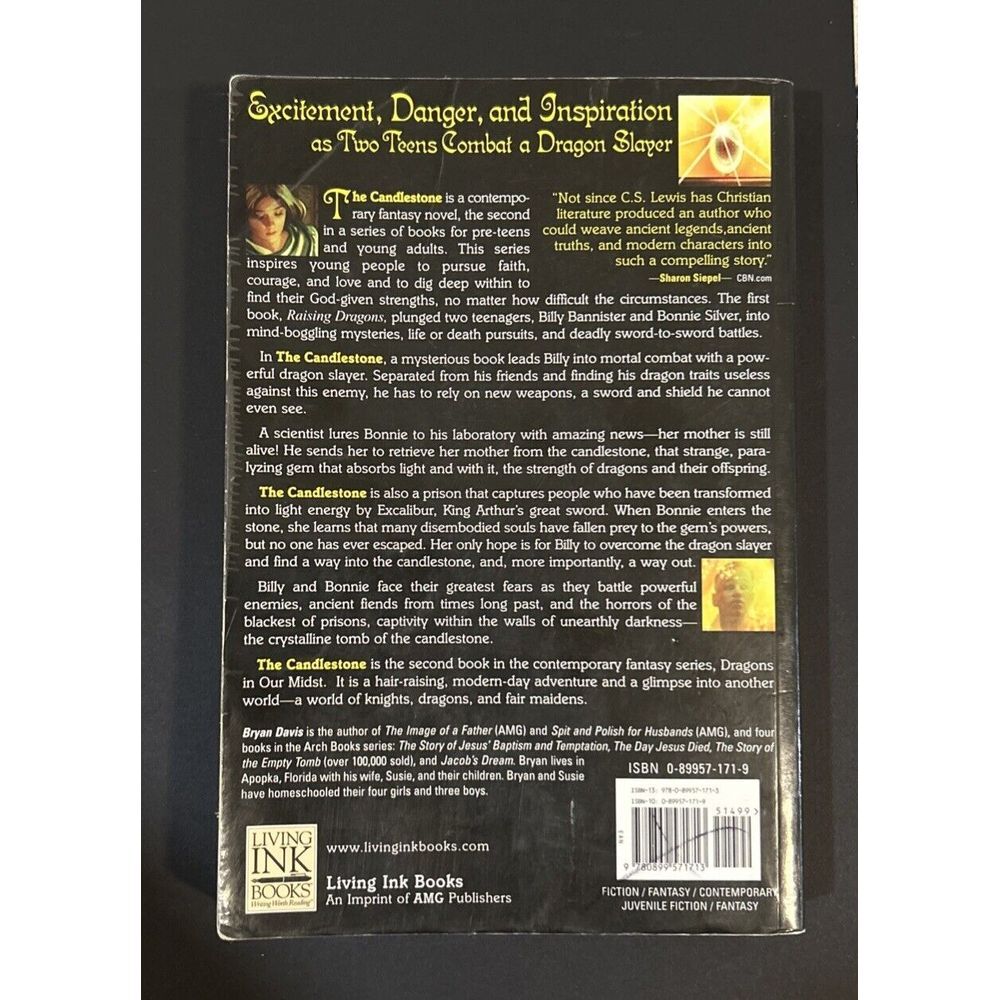 Candlestone by Bryan Davis‎ (2004, Trade Paperback) - Picture 2 of 2